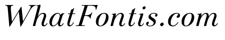 Novantique Serif Light Italic