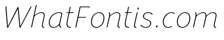 Congenial Ultra Light Italic