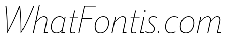Tempo Thin Italic