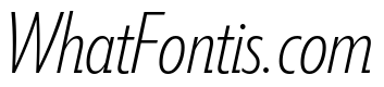 Tempo Extra Condensed Semi Light Italic