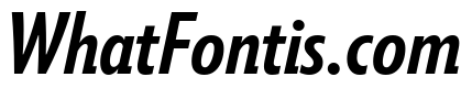 Tempo Extra Condensed Semi Bold Italic