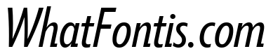 Tempo Extra Condensed Regular Italic