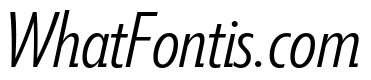 Tempo Extra Condensed Light Italic