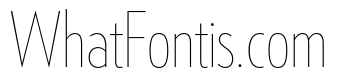 Tempo Extra Condensed Hairline