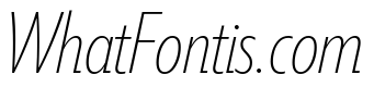 Tempo Extra Condensed Extra Light Italic
