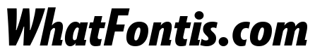 Tempo Extra Condensed Extra Bold Italic