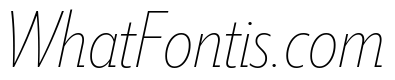 Tempo Condensed Thin Italic