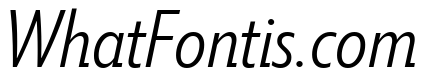Tempo Condensed Light Italic
