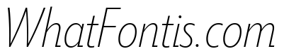 Tempo Condensed Extra Light Italic