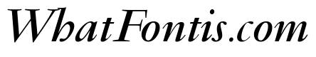 Garamond Bold Italic