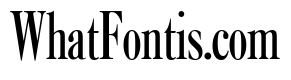 Caslon Extra Condensed Regular