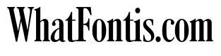 Caslon Extra Condensed Bold