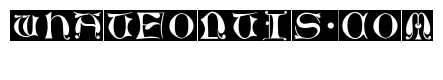 Jacobean Initials D