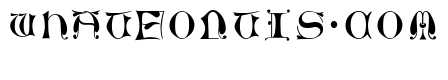 Jacobean Initials B