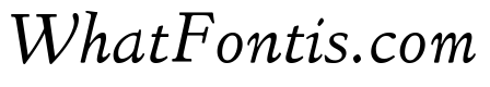 Italian Old Style Regular Italic