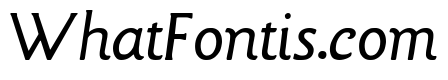 Goudy Sans Regular Italic