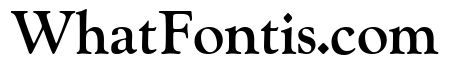 Goudy Oldstyle Bold