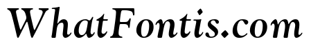 Goudy Oldstyle Bold Italic