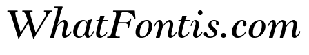 Goudy Modern Regular Italic