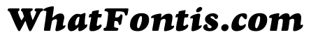Goudy Heavyface Regular Italic