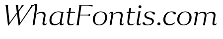 Collier Wide Extra Thin Italic
