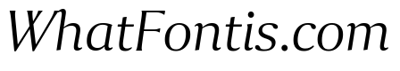 Collier Extended Thin Italic