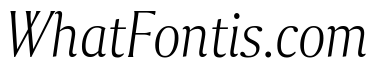 Collier Condensed Extra Thin Italic