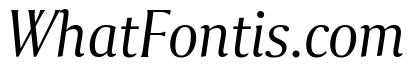 Collier Condensed Extra Light Italic