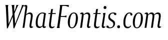 Collier Compressed Thin Italic