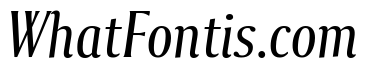 Collier Compressed Light Italic