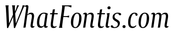 Collier Compressed Extra Light Italic