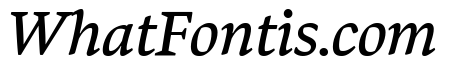 Bennet Text Four Regular Italic
