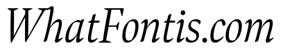 Bennet Display Condensed Light Italic