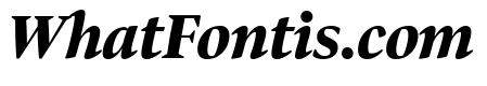 Bennet Display Condensed Black Italic