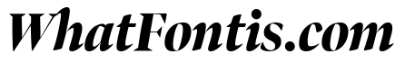 Bennet Banner Condensed Black Italic