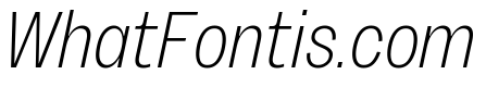 Sundry Condensed Light Italic
