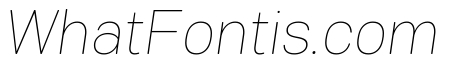 Mello Thin Italic