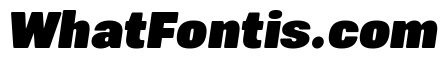 Mello Narrow Super Black Italic