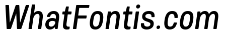 Mello Narrow Medium Italic