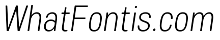 Mello Narrow Light Italic