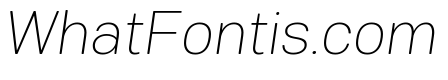 Mello Extra Light Italic