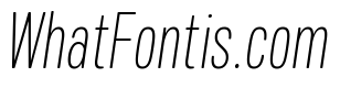 Mello Condensed Extra Light Italic
