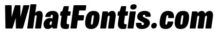 Mello Condensed Black Italic