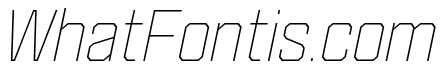 Cutmark Thin Italic