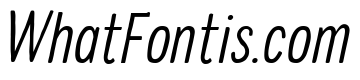 Colby Condensed Extra Light Italic