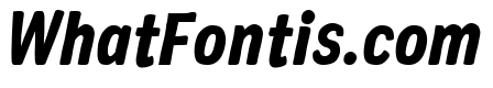 Colby Condensed Black Italic