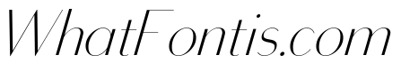 Bodoni Sans Display Light Italic