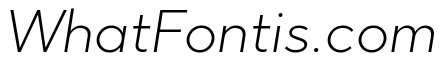 Abrade Light Italic