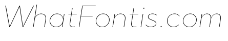 Abrade Extra Thin Italic