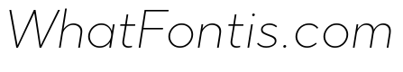 Abrade Extra Light Italic